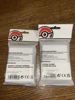Pokemon Dondozo & Tatsugiri & Floral Flurry Sleeves 65x PC Exclusive SEALED NEW - Image 2