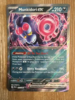 Munkidori ex 037/064 Pokemon TCG Shrouded Fable Double Rare NM - Image 1