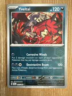 Pokemon TCG: Yveltal 035/064 REVERSE Holo - Shrouded Fable - Image 1