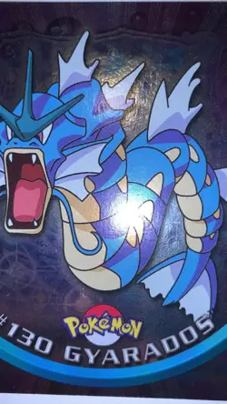 2000 TOPPS CHROME POKEMON T.V. #130 GYARADOS - Image 2