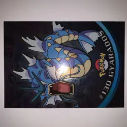 2000 TOPPS CHROME POKEMON T.V. #130 GYARADOS - Image 3