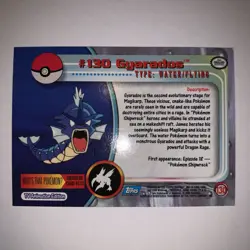 2000 TOPPS CHROME POKEMON T.V. #130 GYARADOS - Image 4