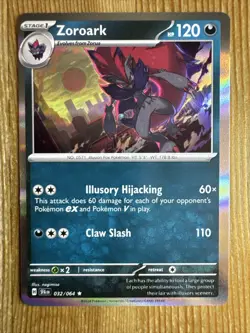 Zoroark 032/064 Shrouded Fable Pokemon TCG Holo NM - Image 1
