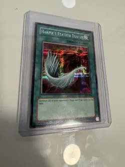 Yu-Gi-Oh! TCG Harpie's Feather Duster SDD-003 Rare Near Mint Condition - Image 1