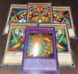 Exodia Full 5 Piece Set | LDK2 + Obliterate!!! | Starlight Rare | YuGiOh! - Image 3