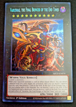 Yugioh Varudras, the Final Bringer of the End Times - 2025 Mega-Pack (NM, PSR) - Image 1