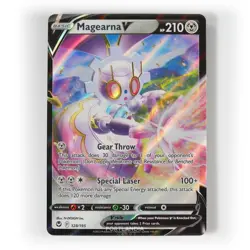 Pokemon - Magearna V - 128/195 - SWSH Silver Tempest - Half Art Card - Image 1