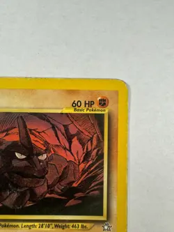 Onix 1st Edition 69/111 (nice) Neo Genesis Pokemon TCG Card 2000 - Image 3