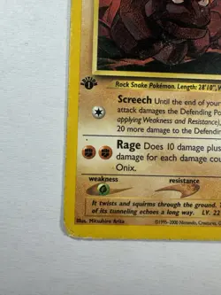 Onix 1st Edition 69/111 (nice) Neo Genesis Pokemon TCG Card 2000 - Image 4