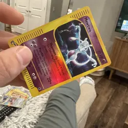 Pokemon Mewtwo TCG Reverse Holo Rare Card 56/165 Expedition Base Set - Image 3