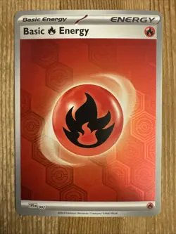 Basic Fire Energy - SVE002 - Pokemon Shrouded Fable Reverse Holo Card NM - Image 1