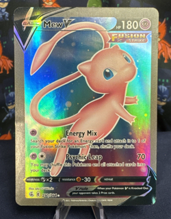 Rare Pokemon TCG Mew v 250/264 Fusion Strike Card NM / Mint Beautiful! - Image 1