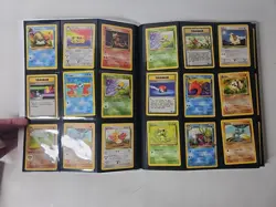 360 Pokemon CARD LOT in WHITE BCW Folio Binder LOTS OF Vintage and Holo - Image 4