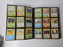 360 Pokemon CARD LOT in WHITE BCW Folio Binder LOTS OF Vintage and Holo - Image 5