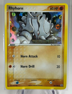 Pokemon Card Rhyhorn EX Emerald Reverse Holo Common 62/106 Near Mint - Image 1