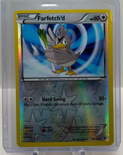 Pokemon Card Farfetch'd Boundaries Crossed Reverse Holo 107/149 NM - Image 1