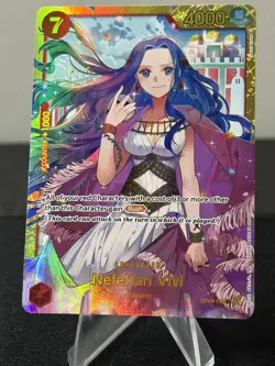 Nefeltari Vivi OP04-118 SEC - One Piece TCG - English Card Near-Mint Secret Rare - Image 1