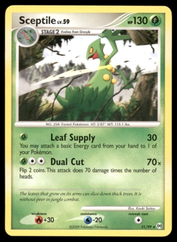 Sceptile 31/99 Arceus Regular Non Holo 2009 Pokemon Card Moderately Played MP - Image 1