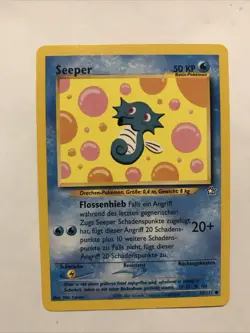 GERMAN Horsea 62/111 Neo Genesis - Common Pokemon Card - NM/Mint - Image 1