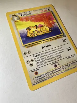 Persian #42/64 | Vintage 1999 WOTC Pokemon Cards | Jungle Set | Near Mint - Image 2