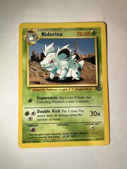 Nidorina #40/64 | Vintage 1999 WOTC Pokemon Cards | Jungle Set | Near Mint - Image 1