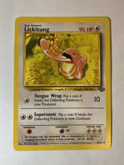 Lickitung #38/64 | Vintage 1999 WOTC Pokemon Cards | Jungle Set | Near Mint - Image 1