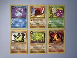 1st Edition Pokemon Card Lot Vintage WOTC - Team Rocket Fossil - 21 Cards - Image 4