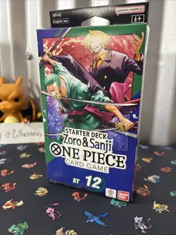 One Piece Card Game STARTER DECK - Zoro and Sanji - [ST-12] English NEW OPENED - Image 1