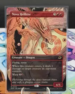 MTG / Nova Hellkite / EOE / #309 / Regular (Borderless) / Rare / NM - Image 1
