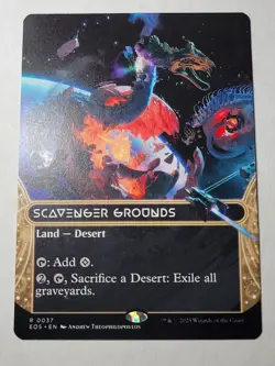 Scavenger Grounds -Showcase- Stellar Edge EOS 37 Regular Rare Land L mtg NM - Image 1