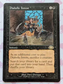 DIABOLIC INTENT MTG Planeshift - Rare - Magic the Gathering - Image 1