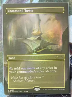MTG - Command Tower - Foil - Sheldon Secret Lair - Magic the Gathering - Image 1