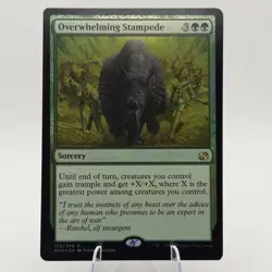 Magic MTG: Overwhelming Stampede - Modern Masters 2015 (MM2) #153 (NM) *FOIL* - Image 1