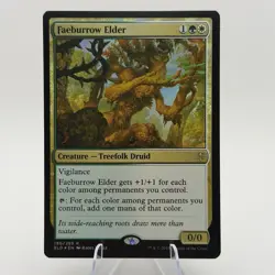 Magic Mtg: Faeburrow Elder - Throne Of Eldraine (ELD) #190 (Near Mint) *FOIL* - Image 1