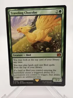 Magic The Gathering - Final Fantasy - Traveling Chocobo - Regular - M 0210 - NM - Image 1
