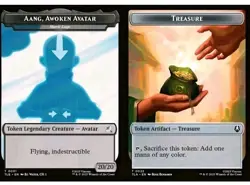 1x Aang Awoken Avatar token - Avatar the Last Airbender - MTG - NM - Image 1