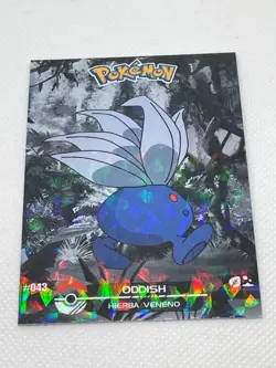Oddish #43 - Cracked Ice Holo - Crystal Dark Black 2025 - Pokemon Card - Image 3