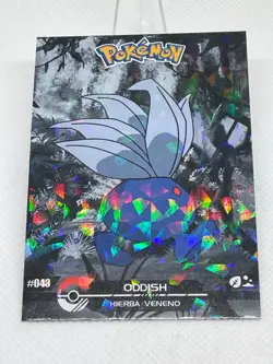 Oddish #43 - Cracked Ice Holo - Crystal Dark Black 2025 - Pokemon Card - Image 4