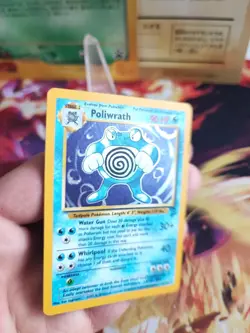 Pokemon Karte Card Quappo Poliwrath Base Basis Set 2 English Holo Wotc Exc+ - Image 2