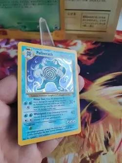 Pokemon Karte Card Quappo Poliwrath Base Basis Set 2 English Holo Wotc Exc+ - Image 5