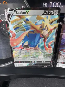 Zacian V 095/159 & Zamazenta V 105/172 Ultra Rare Pokemon TCG NM - Image 2