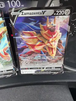 Zacian V 095/159 & Zamazenta V 105/172 Ultra Rare Pokemon TCG NM - Image 3