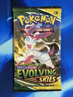 Pokemon 2021 Sword & Shield Evolving Skies Booster Pack Sylveon Nm M Umbreon - Image 1