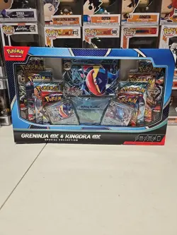 Pokemon TCG Greninja EX & Kingdra EX Special Collection Box **NEW & SEALED** - Image 1