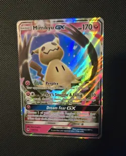 2018 Pokemon Lost Thunder - Mimikyu GX 149/214 Ultra Rare Holo Foil - LP - Image 2