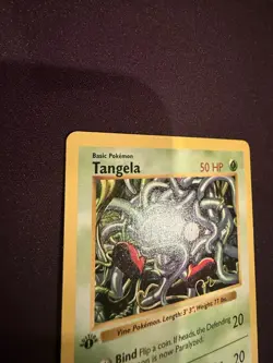 Pokemon Tangela Common Shadowless 1st Edition Base Set 66/102 Excellent - Image 2