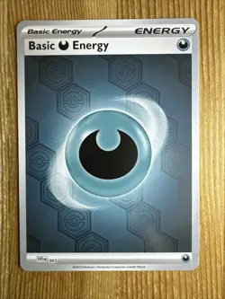 Pokemon TCG Darkness Energy 007 REVERSE HOLO Shrouded Fable NM - Image 1