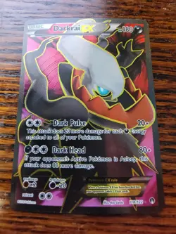 Darkrai EX 118/122 Pokemon TCG XY BREAKpoint Full Art Ultra Rare LP - Image 1