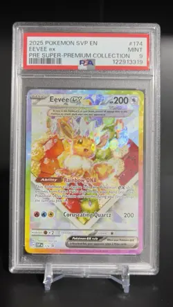 POKEMON SVP EN - EEVEE 174 SPC BLACK STAR PROMO - PRISMATIC EVOLUTION PSA 9 MINT - Image 1