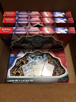 Pokemon TCG: Lugia ex & Latias ex Premium Collection Mega & DR - Image 3